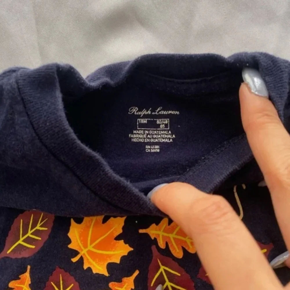 Ralph Lauren Baby Fall Leaves Shirt